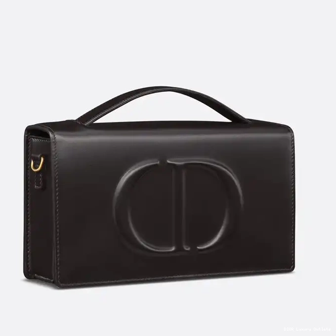 Cheap Calfskin CD Signature Black Mini Bag Dior 0324 Luxury
